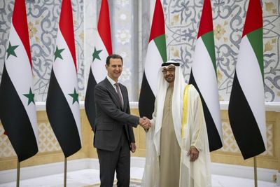 Time for Syria to return to Arab fold, UAE president tells Assad during visit