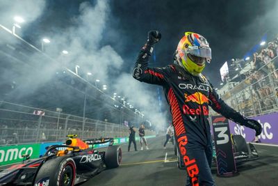 'Street fighter' Perez leads Red Bull sweep in Saudi Arabian GP