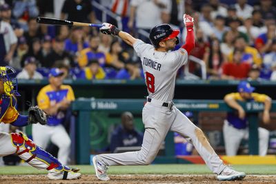 7 photos of Trea Turner’s go-ahead grand slam in the World Baseball Classic that will give you chills