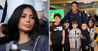 Kim Kardashian's son wows his football idol as he speaks French during new soccer trip