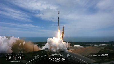 SpaceX launches 52 Starlink satellites, lands rocket at sea