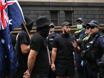 Nazis not welcome in Victoria, premier says after clash