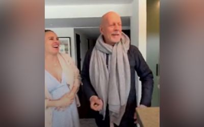 Bruce Willis speaks in sweet birthday video