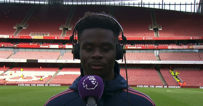 Bukayo Saka singles out unlikely Arsenal hero for praise after going eight points clear