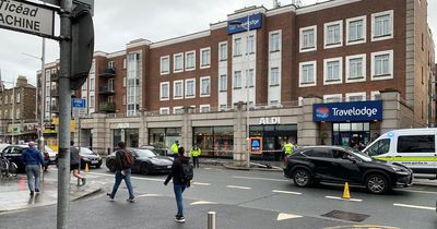 Man rushed to hospital after car crashes into Aldi store in Rathmines