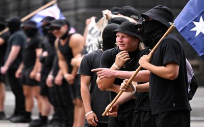 Why are neo-Nazis infiltrating public rallies in Australia?