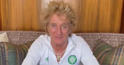 Celtic-daft Rod Stewart announces stage return in hoops jersey after suffering strep throat
