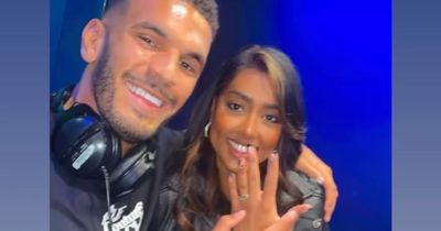 Love Island winners Sanam and Kai get 'engaged' in bizarre radio stunt