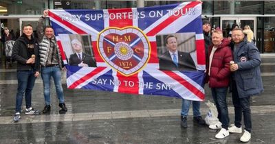 Edinburgh author Irvine Welsh hits out at Hearts fans with 'worst ever' flag