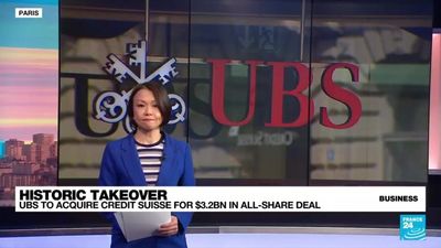 UBS buys Credit Suisse in government-brokered, $3.2 billion all-share deal