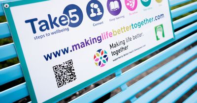 Belfast 'Take 5 for wellbeing' benches to be installed across city