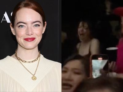 Emma Stone filmed ‘losing it’ to Taylor Swift song at Eras concert