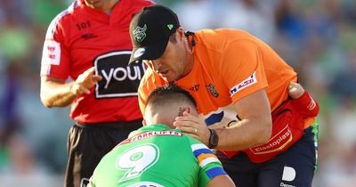 NRL star suffers broken jaw in horror tackle as officials left to hunt for missing teeth