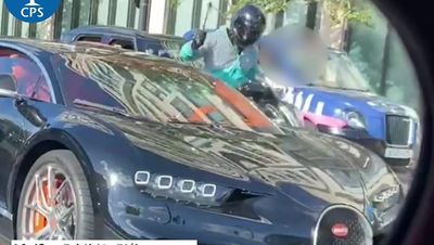 Watch: Robber guilty of Mayfair crime spree when £3m Bugatti smashed with hammer