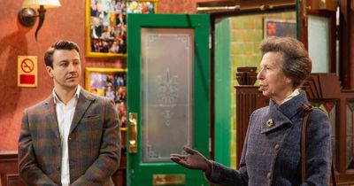 Princess Anne visits Coronation Street set to meet cast ahead of chilling acid attack plot