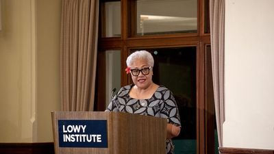 Samoan prime minister says she understands Australia's push to obtain nuclear-powered submarines at Lowy Institute