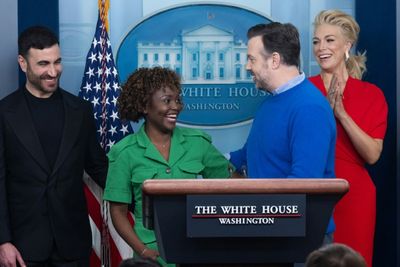'Ted Lasso' actors visit White House to promote mental health