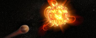 Bad news for alien life? Even calm red dwarf stars rage more violently than the sun