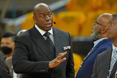 Report: Magic Johnson joins Josh Harris’ bid for the Commanders