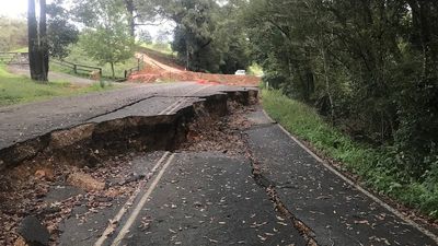 Tyalgum landslip repairs in sight after Tweed council awards contract a year after flooding