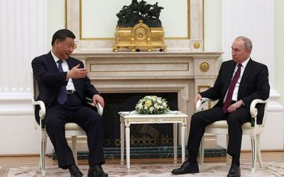 ‘Dear friends’ Putin and Xi meet in Moscow