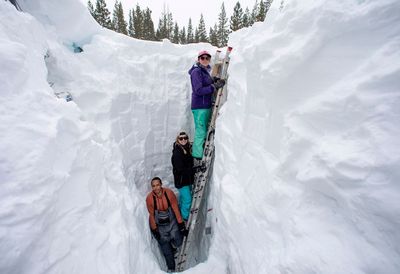 Snow telling how much more coming in historic Sierra season