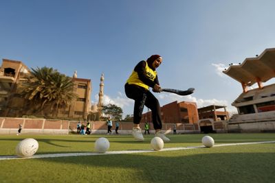 In Egypt's Nile Delta, women's field hockey team upholds ancient mantle