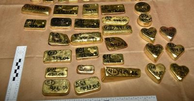 Gold bars worth £4million found at airport