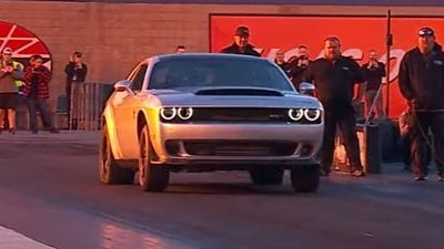 Watch Dodge Challenger Demon 170 Make Its First Public Pass At The Drag Strip