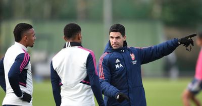 Gabriel Jesus, Ben White and the Arsenal players Mikel Arteta will work with in training