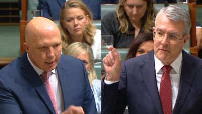 Opposition leader Peter Dutton defends himself against Labor attack on principles during question time