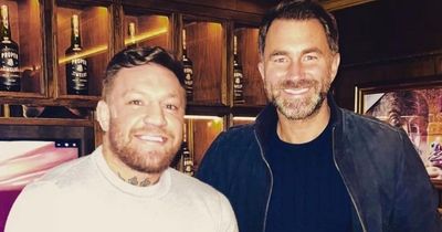 Eddie Hearn remains in talks with UFC star Conor McGregor after Dublin meeting