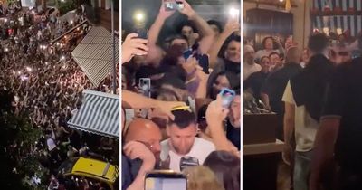 Lionel Messi sees thousands of fans gatecrash dinner on Argentina homecoming