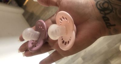 Mum's 'horror' as dummies from Amazon turn up used with 'bite marks'