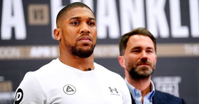 Eddie Hearn admits to being nervous about Anthony Joshua's comeback fight