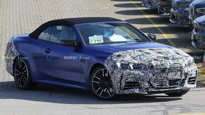 2024 BMW 4 Series Convertible Spied Hiding Modest Mid-Cycle Refresh