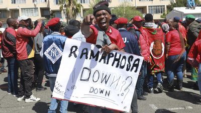 Hundreds arrested at opposition rallies against economic plight of South Africa