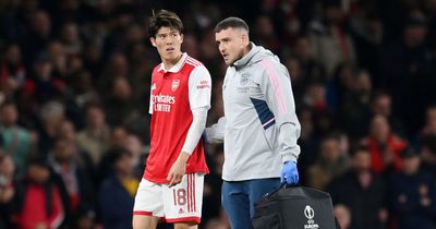 Arsenal suffer devastating blow as extent of Takehiro Tomiyasu injury confirmed