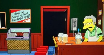 The Simpsons writer challenges eagle-eyed viewers to spot change in Moe's tavern