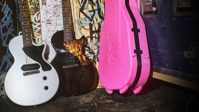 Gibson unveils new Billie Joe Armstrong Les Paul Junior, complete with the pinkest hardcase you’ve ever seen