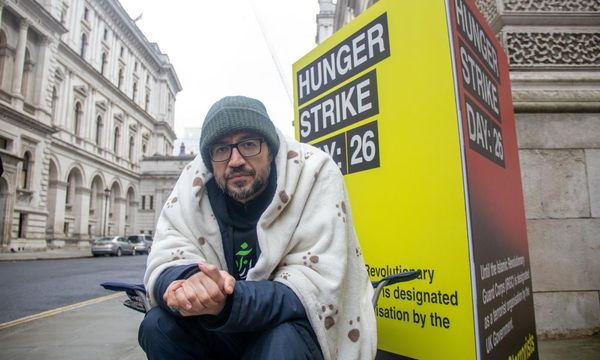 British-Iranian’s hunger strike outside Foreign Office hits day 27