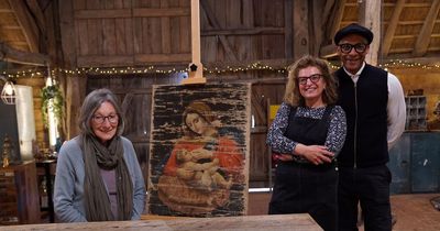 Painting hidden from Nazis in WWII labour camp is restored to its former glory