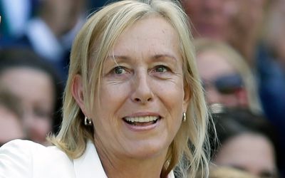 ‘Cancer-free’ tennis ace Navratilova returns to work