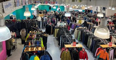 Huge charity outlet that sells stunning outfits for less than a fiver