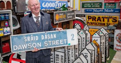 Stash of vintage Dublin street signs up for grabs at 'retirement auction'