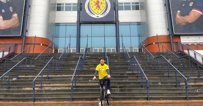 Glasgow man to take on 120-mile cycling challenge in one day for cancer charity