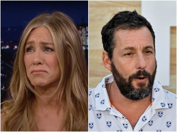 Jennifer Aniston ribs Adam Sandler's Vogue-approved style - Los