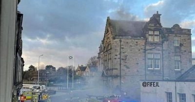 Fire crews battle blaze at former Scots nightclub