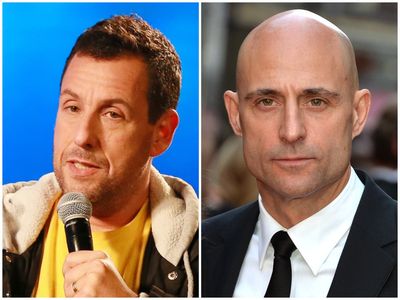 Adam Sandler ‘cried’ after being hit in face ‘really hard’ by Mark Strong in Murder Mystery 2 stunt-gone-wrong