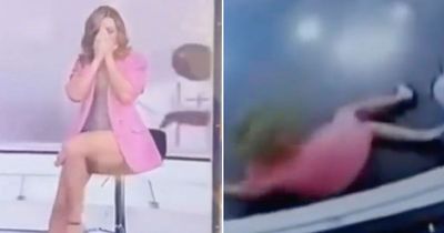 TV host collapses during live broadcast as co-stars rush to help falling presenter